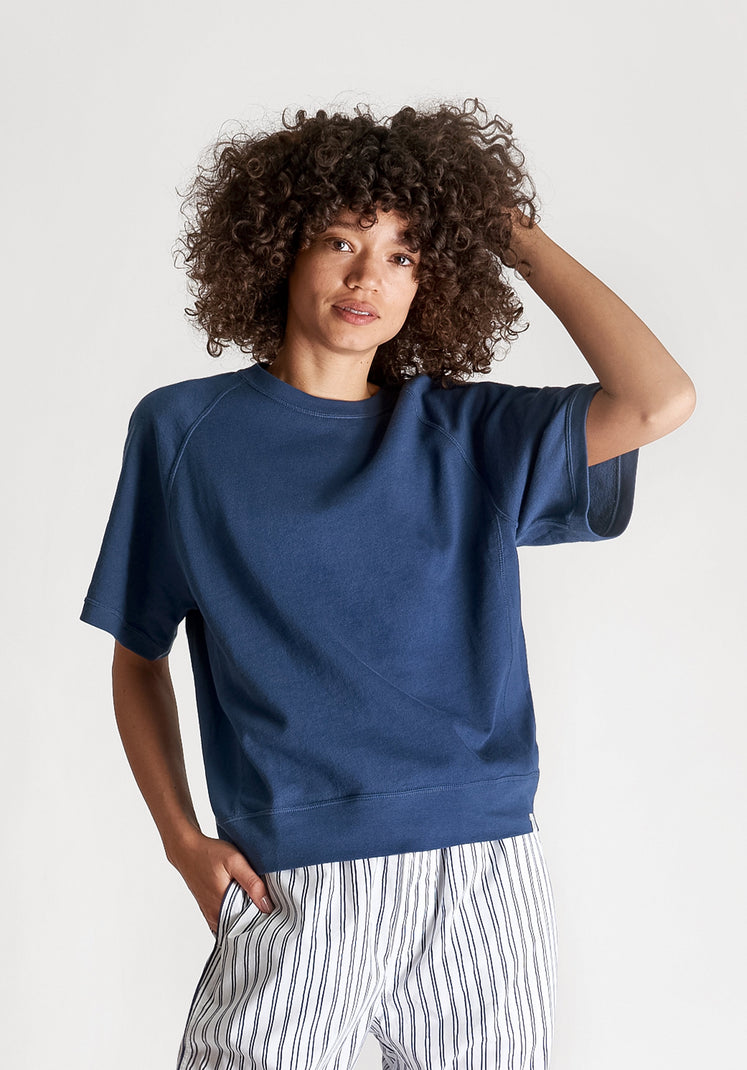 Tracey Sweatshirt in Faded Navy